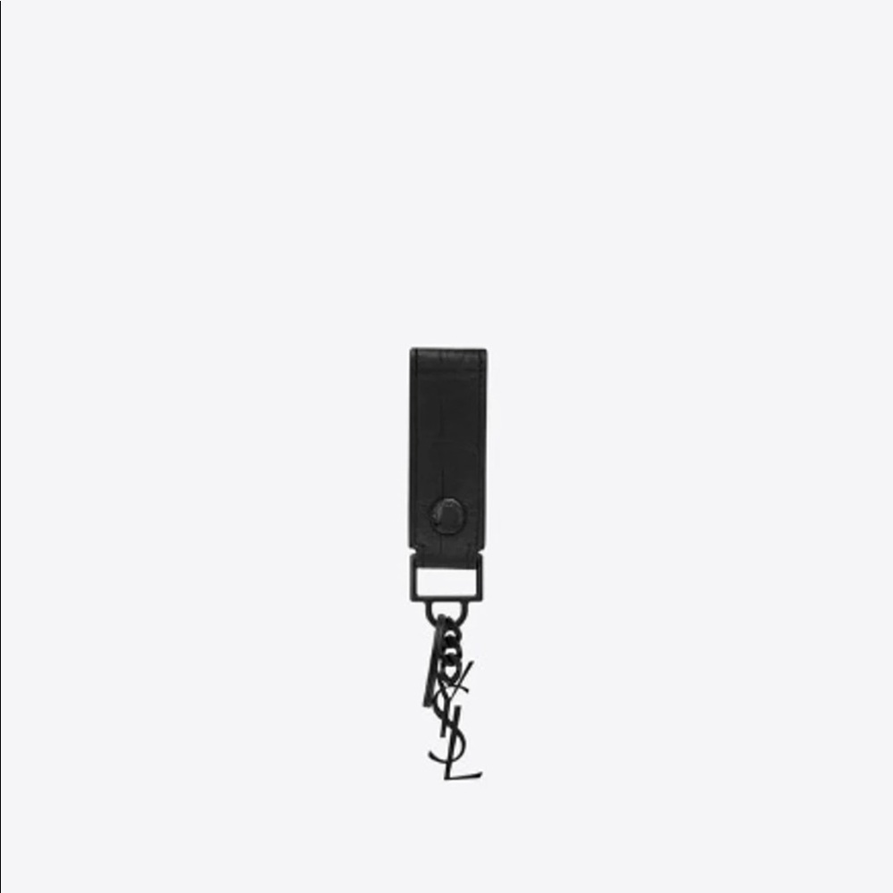 Designer YSL leather key chain